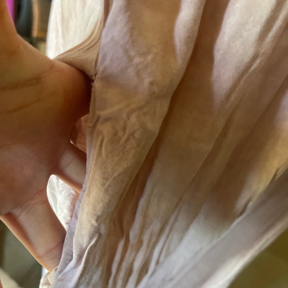 Nordstrom elan pink spaghetti strap maxi dress with pockets Sz large long - Picture 5 of 6